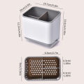 Household Multi-Functional Tableware Rack, Kitchen Tableware Drain Rack, Chopsticks Rack, Spoon, Chopsticks, Fork, Storage Rack. 