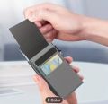 LASVAULT Automatic RFID Blocking Wallet with Smart Pop-Out Card Holder & Slim Design - Large Capacity, Secure RFID Protection, Compact & Portable for Men, Ideal Gift For Everyday Use, Wallet Card Holder, Sleek Wallet, Durable Wallet. 