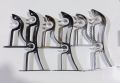 Double Layer Steel Curtain Bracket - Curtain Rod/Pipe Bracket - For One Inch Pipe. 