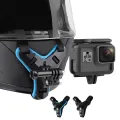 Motorcycle Helmet Strap Mount Phone Stand Holder For GoPro Hero 12 11 Insta360 X4 Action Sports Camera mobile phone Accessories. 