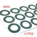 25-100pcs 18650 21700 26650 32650 Insulation Gasket Li-ion Battery Cell Barley Adhesive Paper Insulate Tool Glue Electrode Pads.