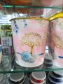 beautifull dustbin 1pcs goal and square shape fancy dustbins recycle bin. 