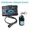 12V Car Air Parking Heater LCD Monitor Switch+Manual Buttons Remote Controller For Truck Air Diesel Heater Accessories Kit.