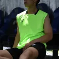 Eg5125 round neck knitted football jersey sleeveless micro-cool sweat good. 