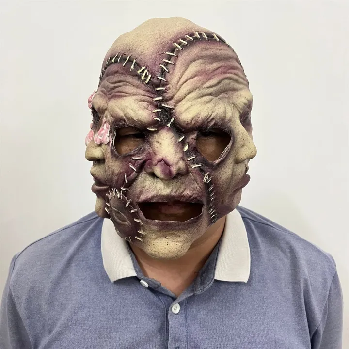 Three-Faced%20Rubber%20Demon%20Devil%20Full%20Head%20Latex%20Mask%20Demon%20Ball%20Halloween%20Party%20Cosplay%20Costume%20Licensed%20Devil%20Face%20Scream%20Ghost%20-%20Image%202