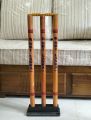 Cricket Wicket Set With Stand Wooden ( Height 23" / Height 28" ). 