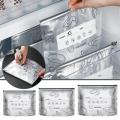 10/30 Pcs Aluminum foil Freezer Bags, Reusable Food Storage & Preservation Slider Bags,Sealed Bag for Vegetable Fruit Meat (SML).