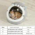 Super Cat Bed Warm Pet House Kitten Cave Cushion Cat House Warm Sleeping Dog Basket Tent Small Dog Mat Supplies Bed For Cats. 