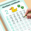 A 48-page children's writing practice workbook, numbered 0-100 tracing paper, suitable for preschool classes and kindergartens.