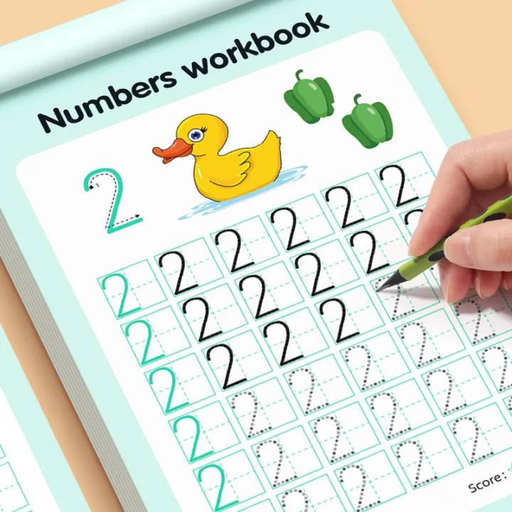 A%2048-page%20children's%20writing%20practice%20workbook,%20numbered%200-100%20tracing%20paper,%20suitable%20for%20preschool%20classes%20and%20kindergartens%20-%20Image%202