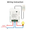 Tuya WiFi Switch 16A 3000W Wireless Control with Power Consumption Monitoring Temperature and Humidity Thermostat Alexa. 