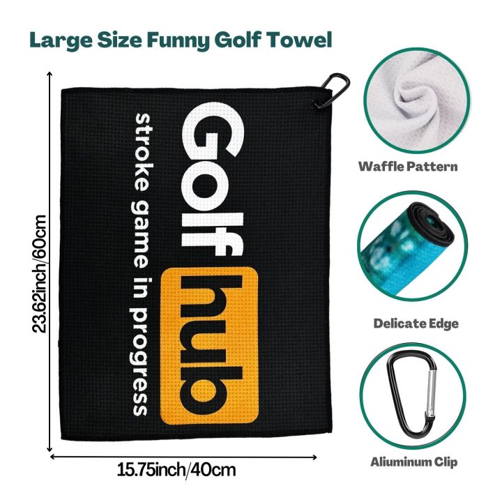 Funny%20Microfiber%20Premium%20Golf%20Towel,%20Printed%20Golf%20Towels%20for%20Golf%20Bags%20for%20Men%20&%20Women,%20Great%20Golf%20Accessories%20for%20Men%20Golfers%20-%20Image%204