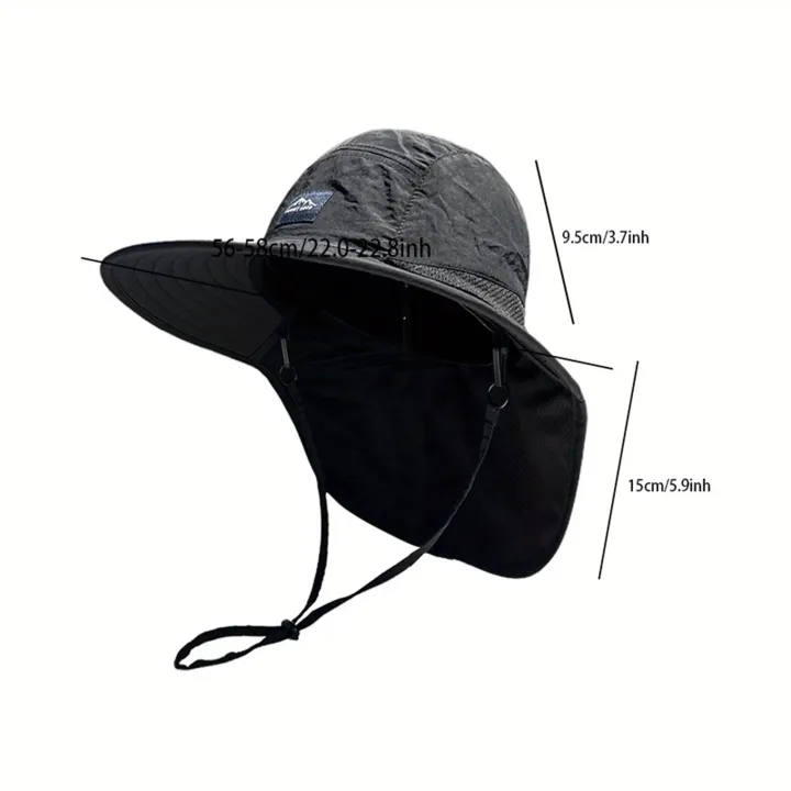 Unisex%20Wide%20Brim%20Hats%20Quick-drying%20Caps%20Bucket%20Mesh%20Breathable%20Sun%20Hat%20with%20Neck%20Flap%20for%20Fishing,%20Traveling%20O%20-%20Image%205