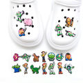 MINISO Disney Toy Story Shoe Charms Cartoon Bath Lightyear Clogs Sandal Garden Shoe Decoration Accessories Buckle Fit Kids Gifts. 