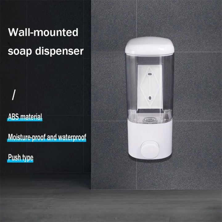 Soap Dispenser Shampoo Shower Gel Box Hotel Home Wall-Mounted Hand Liquid Bottle Manual Drip Liquid Soap Dispenser