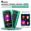 TOOLTOP Portable Thermal Imager Optional Macro Lens -20~550℃ Thermal Camera replacement 18650 Infrared Camera HVAC Pipe Test.