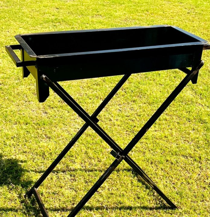 BBQ Grill 30 Inch Length With Free Stand  | Barbeque Grill With Stand For BBQ Parties | Tikka Party Angeeti