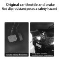 For New Tesla Model Y Launch 2025+ Juniper 2025 Foot Pedals Cover Accesories Non-Slip PC Alloy + ABS Accelerator Gas Fuel Brake.