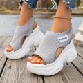 Summer Elegant and  Wedge Thick Soled Sandals Fashionable Best Selling New Comfortable Plus Size Beach Women's Shoes. 