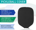 Pickleball Paddle Cover, Zippered Paddle Case 8.6 x 11.8 inches, Neoprene Racket Sleeve Pickleball Covers Fits Paddles Racqets.