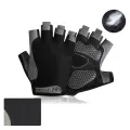 Professional Gym Fitness Breathable Anti-Slip Women Men Half Finger Summer Fishing Cycling Fingerless Gloves Female Bicycle Bike. 