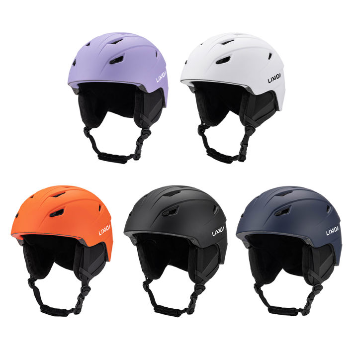 LIXADA Integrated Warm Ski Helmet Adjustable Lightweight Comfortable
