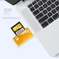 Alloy Card Reader 4 Ports USB2.0 Micro SD TF M2 MS Pro Duo MMC SDHC DV Phone Camera Memory Card Adapter with LED Indicator.