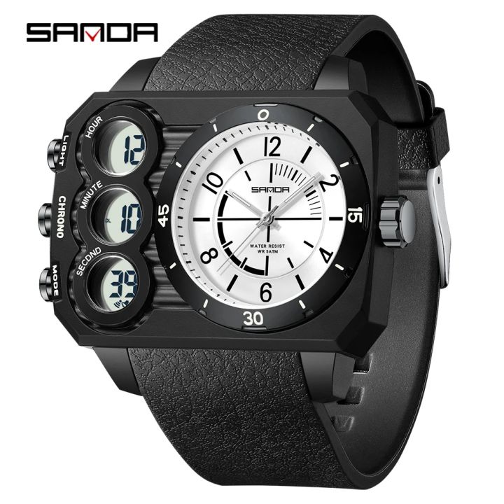 SANDA%206237%20Men's%20Electronic%20Watch%20Fashion%20Sports%20Waterproof%20Luminous%20Creative%20Large%20Dial%20Calendar%20Cool%20Digital%20Watches%20for%20Men%20-%20Image%206