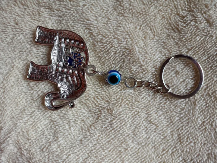 Silver%20Elephant%20Evil%20Eye%20Charm%20Keychain%20-%20Image%204