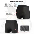 Cycling Underwear Men Absorbent, 5D Padded Gel Bike Shorts Men, Breathable Bike Liner Shorts for Mountain Biking. 