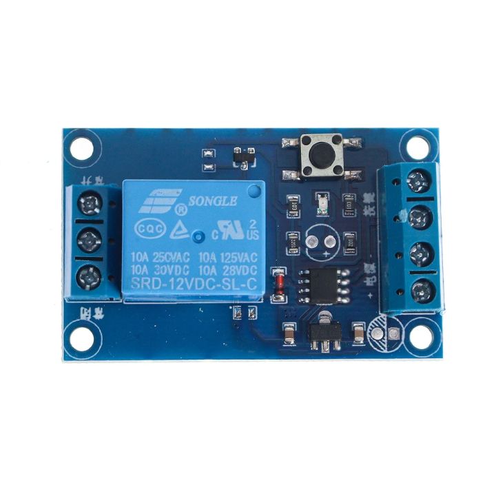 DC 12V Bistable Relay Module Self-Locking Switch for Car Modification ...