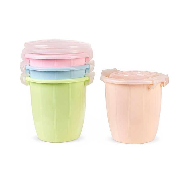Plastic Storage Container Jar with Transparent Lid 6 Liters