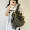 New Vintage Women Backpacks Japanese Style Canvas Travel Backpack Large Capacity Teenagers Schoolbag. 