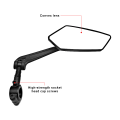 Bicycle Rear View Mirror Bike Cycling Clear Wide Range Back Sight Rearview Reflector Adjustable Handlebar Left Right Mirror. 