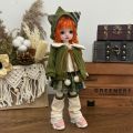 The New 6-point Bjd Clothes 30 Cm Doll Clothes Dress Up Suit BJD Clothes Ghost Mother Doll Accessories Jumpsuit.
