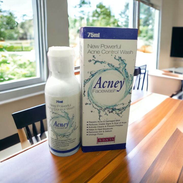 New Powerful Acne Control Wash Acney Facewash 75ml Repair Acne and Damaged Skin,Reduce Visible Signs & Scar of Acne,