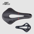 Ultralight San Marco Saddle Carbon Road MTB Bicycle Seat TT Triathlon Hollow Short 255×145mm Racing Breathable Shockproof Soft. 