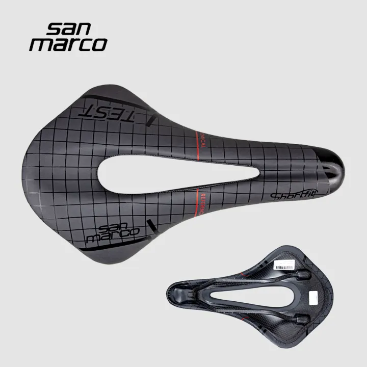 Ultralight%20San%20Marco%20Saddle%20Carbon%20Road%20MTB%20Bicycle%20Seat%20TT%20Triathlon%20Hollow%20Short%20255%C3%97145mm%20Racing%20Breathable%20Shockproof%20Soft%20-%20Image%203