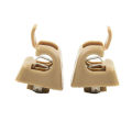 2PCS Car Sun Visor Snap ABS 12681000127101 For Mercedes W123 W124 W126 W140 W201 Sun Visor Clips Holders. 