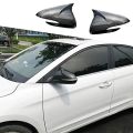 Hyundai Elantra side mirror cover carbon fiber batman style. 
