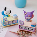 Kawaii Cartoon Assembled Desk Calendar Customizable Freely Adjustable Cute Desktop Decoration for Office Cubicle. 