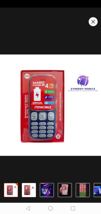 Memobile Magic Power 4, 4 Sims Slot, 4 Active Sims, PTA Approved, 15 Months Brand Warranty