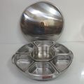 Stainless Steel Round Chafing Dish/Buffet/Kenduri/ Catering Set with Lid. 