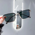 Photochromic Shade Reading Glasses Metal Half Frame Sunglasses Prebyopia Eyeglasses Ultralight For Women&Men 0 +1.0+1.5+2+2.5+4. 