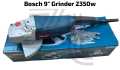 Angle grinder 9 inch.  230 mm Professional tool. 