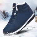Winter Men Boots Casual Warm Ankle Boots Shoes for Man Sneakers Winter Plush Fur Woman Footwear Comfortable Platform Snow Boots. 