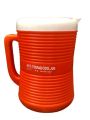 Cooler Jug - Premium Quality Cool Jug Insulated Water Jug 2.0 Litre Orange Water Cooler. 