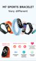 M7 smart watch intelligent heart rate monitor pedometer fitness social function M7 color touch screen suitable for gift. 