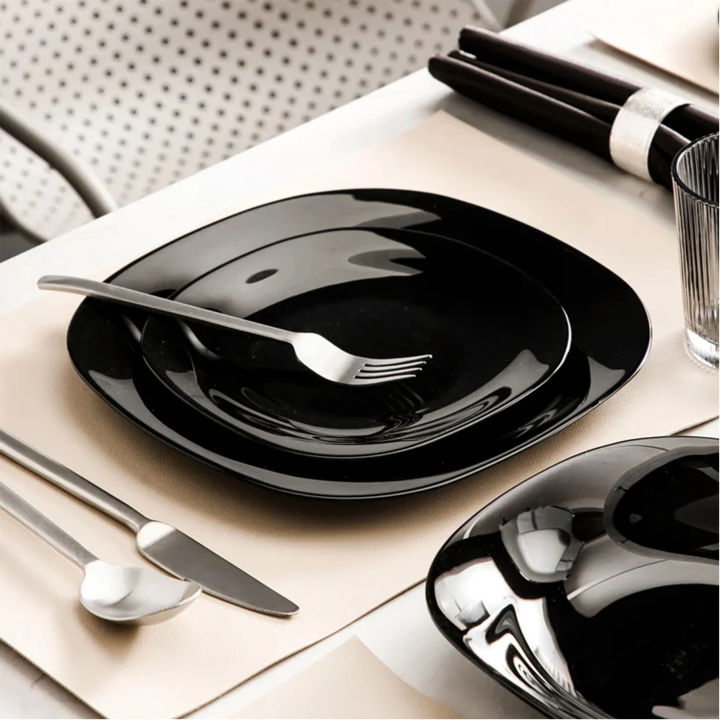 Elegant%20Black%20Marble%20Dinner%20Plates%20Set,%206x8"/6x9"/6x11"%20-%20Premium%20Design,18-Piece%20High-Quality%20Marble%20Tableware%20-%20Image%207