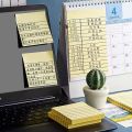 200sheets Line Sticky Notes 4 Colors Portable Student Note Marker Writing Sticky Notes Self-Adhesive Easy To Apply Notepad. 